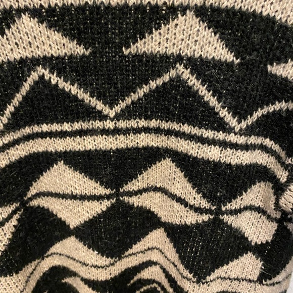 Mossimo Boho Aztec Soft Open Front Cardigan LS M - Picture 6 of 7